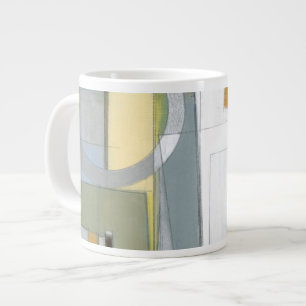 Colourful Abstract Geometric Shapes Large Coffee Mug