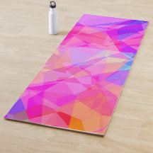 Colourful Abstract Geometric Shapes Prism Pattern