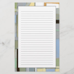 Colourful Abstract Geometric Shapes Stationery