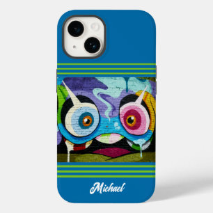 Colourful Abstract Graffiti Street Art Personalize Case-Mate iPhone 14 Case
