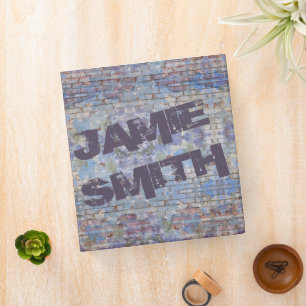 Colourful Abstract Graffiti Wall Street Art Binder