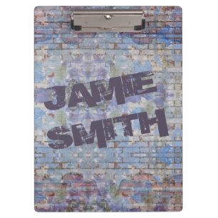 Colourful Abstract Graffiti Wall Street Art Clipboard