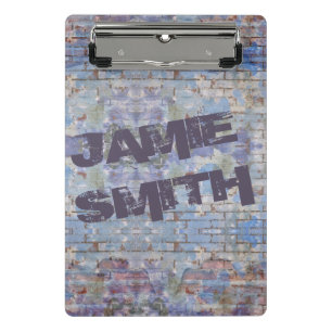Colourful Abstract Graffiti Wall Street Art Mini Clipboard