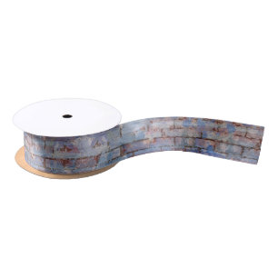 Colourful Abstract Graffiti Wall Street Art Satin Ribbon
