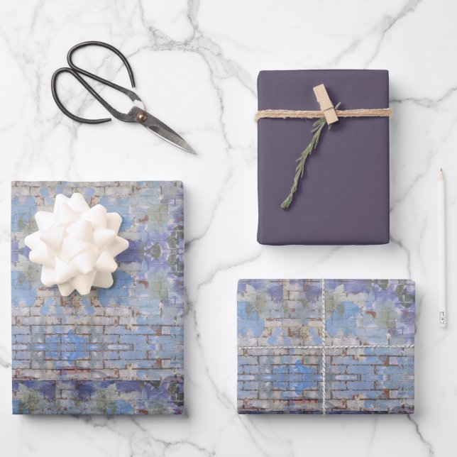 Colourful Abstract Graffiti Wall Street Art Wrapping Paper Sheet (Front)