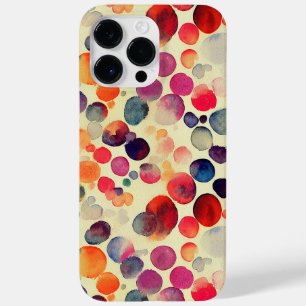 Colourful Abstract Ink Bubbles Dots Case-Mate iPhone 14 Pro Max Case