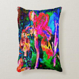 Colourful Abstract Iris Decorative Pillow