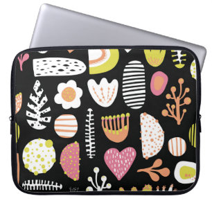 Colourful abstract kids seamless pattern. laptop sleeve