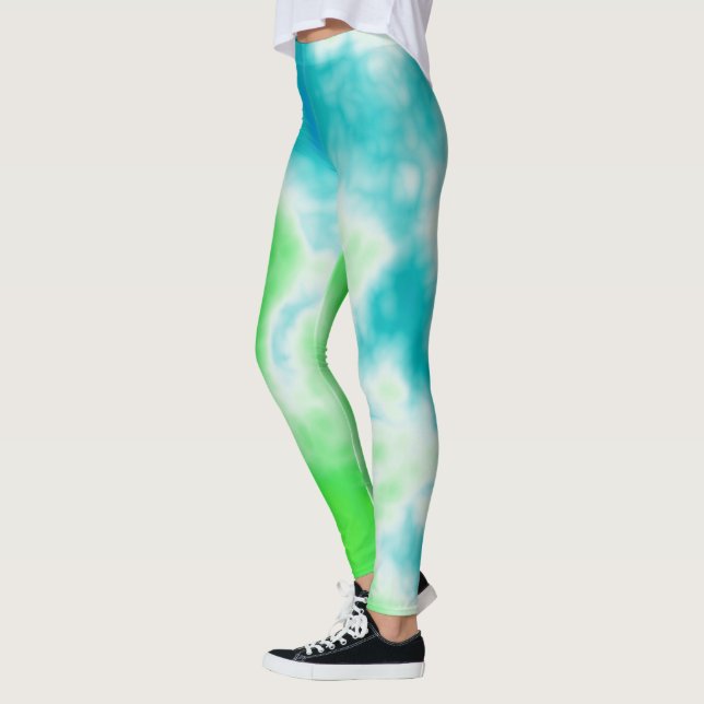 Colourful Abstract Leggings (Left)