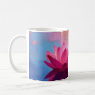 Colourful Abstract Lotus Flowers Coffee Mug