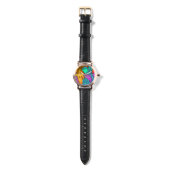 Colourful Abstract Mermaid Wearable Art Watch (Strap)