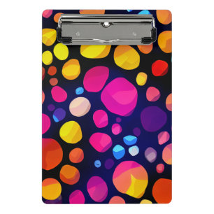 Colourful Abstract Mini Clipboard