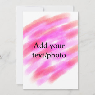 Colourful abstract minimal editable add your text invitation