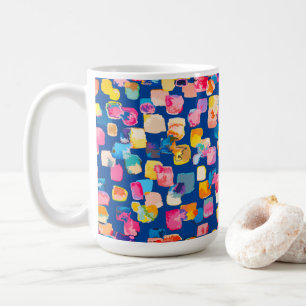 Colourful abstract modern coffee mug