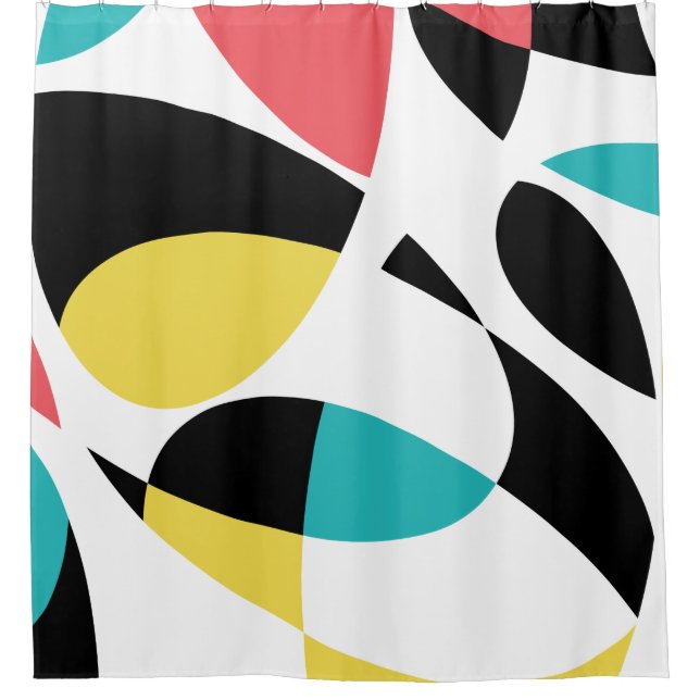Colourful, abstract, modern, fun geometric pattern (Front)