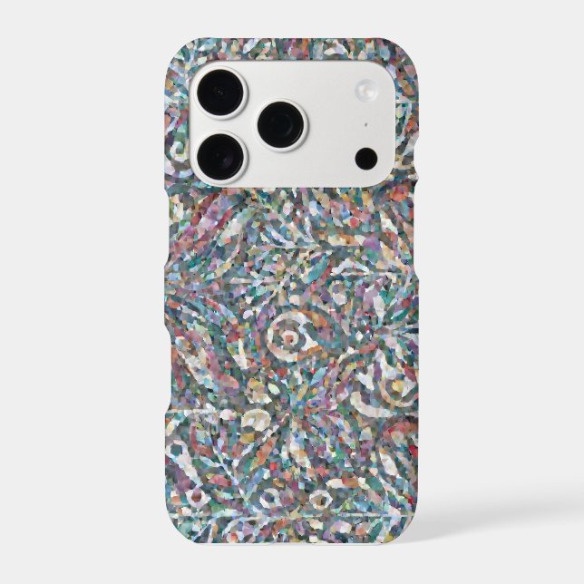 Colourful Abstract Mosaic Pattern Case (Back)