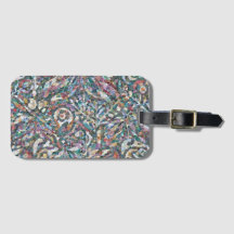 Colourful Abstract Mosaic Pattern Laptop Case