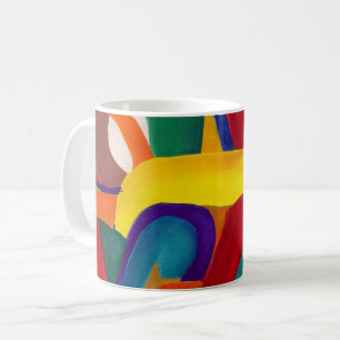 Colourful Abstract Mug by Alicia McDaniel Fine Art