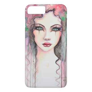 Colourful Abstract Painted Girl Watercolor Case-Mate iPhone Case