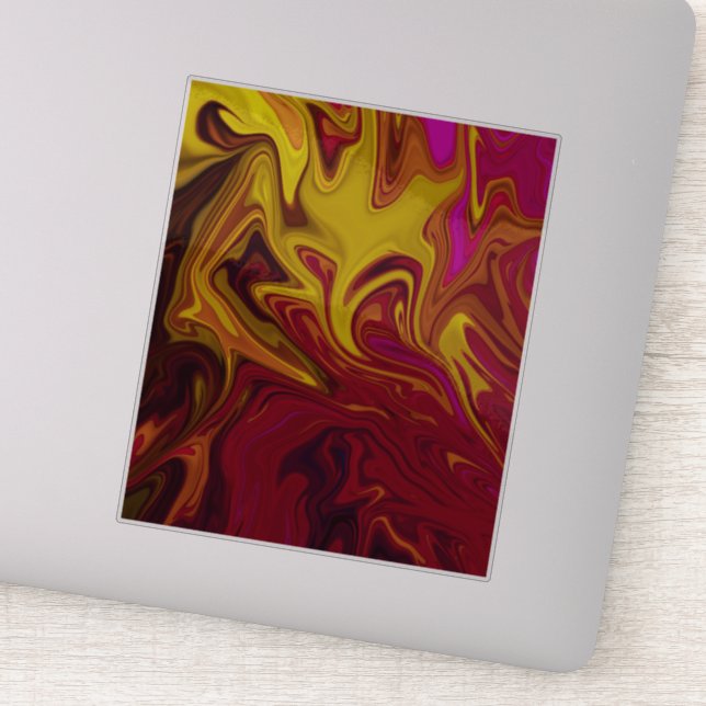 Colourful abstract painting (Detail)