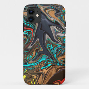 Colourful Abstract Painting Best art masterpiece iPhone 11 Case
