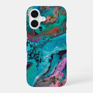 Colourful Abstract Painting iPhone 16 Case