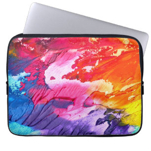Colourful Abstract Painting Laptop Sleeve