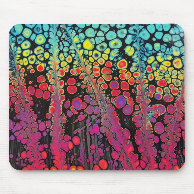Colourful Abstract Painting Mouse Pad (Front)