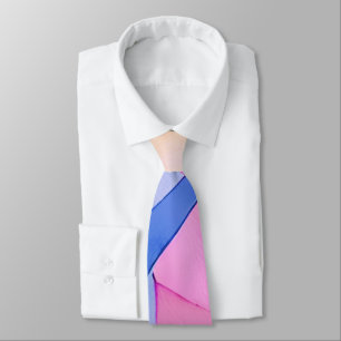 Colourful abstract painting with triangles  tie