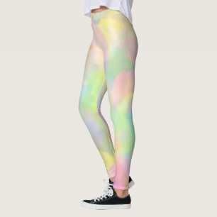 Colourful Abstract Pastels Leggings