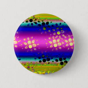 Colourful Abstract Pattern 2 Inch Round Button