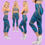 Colourful Abstract Pattern Capri Leggings<br><div class="desc">Colourful Abstract Pattern.</div>