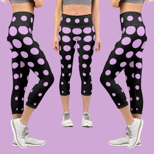 Colourful Abstract Pattern Capri Leggings (Creator Uploaded)