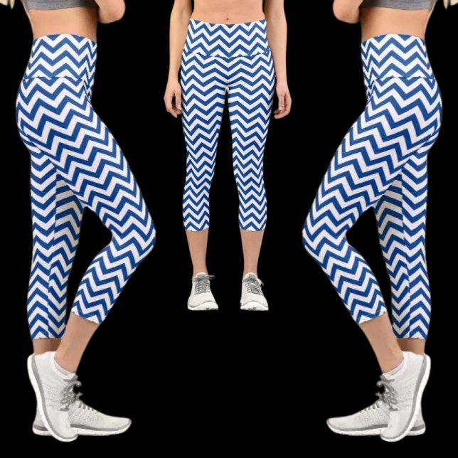 Colourful Abstract Pattern Capri Leggings (Creator Uploaded)