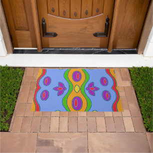 Colourful Abstract Pattern Doormat