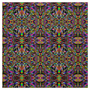 Colourful abstract pattern fabric
