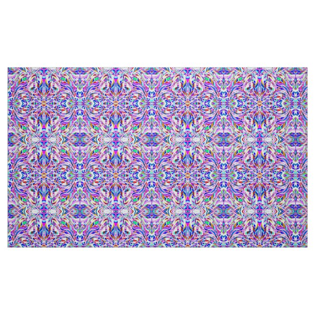 Colourful abstract pattern fabric (Fat Quarter)