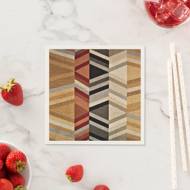 Colourful Abstract Pattern Napkin (Insitu)