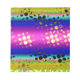 Colourful Abstract Pattern Notepad