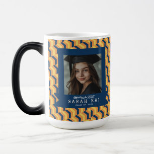 Colourful Abstract Pattern Phd Grad Magic Mug