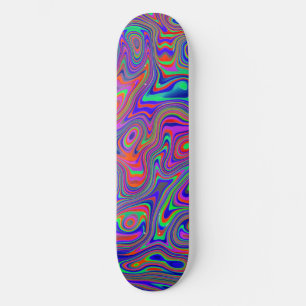 Colourful Abstract Pattern Skateboard