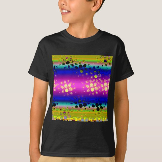 Colourful Abstract Pattern T-Shirt (Front)