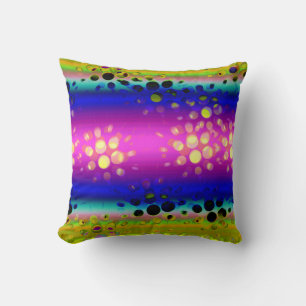Colourful Abstract Pattern Throw Pillow