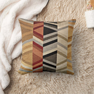 Colourful Abstract Pattern Throw Pillow