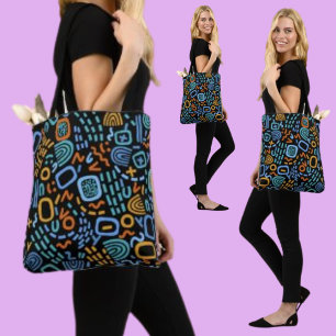 Colourful Abstract Pattern                         Tote Bag