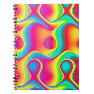 Colourful Abstract Pattern, Truly original design. Notebook