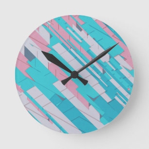 Colourful Abstract pattern Wall Clock