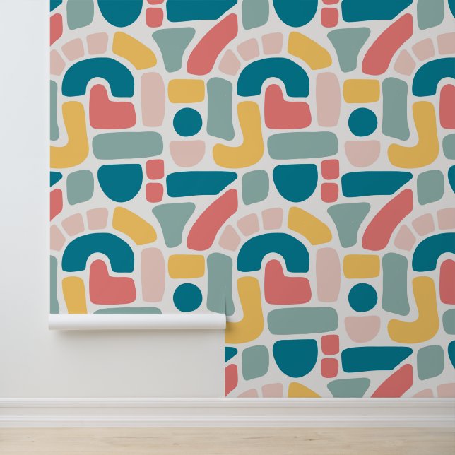 Colourful Abstract Pattern Wallpaper (Application)