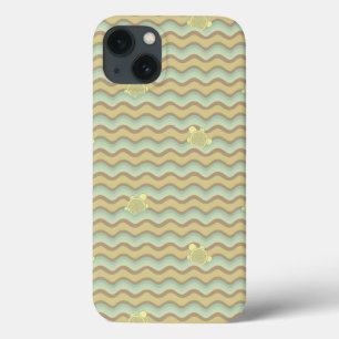 colourful abstract pattern, waves iPhone 13 case