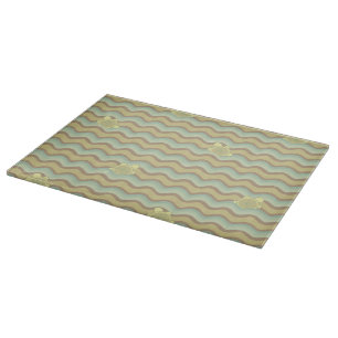 colourful abstract pattern, waves cutting board